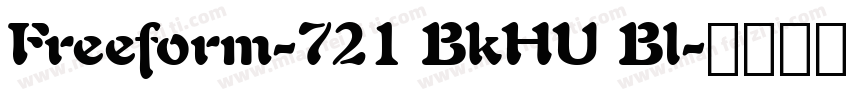 Freeform-721 BkHU Bl字体转换